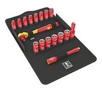 Wera Coffret de douilles Zyklop carré 3/8 pouce isolées VDE 17 pièces