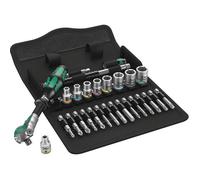 Jeu de clés à douille Wera 8100 SA Zyklop Speed métrique 1/4' (6.3 mm) 28 pièces - 05004016001
