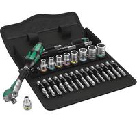 Jeu de clés à douille Wera 8100 SA Zyklop Speed métrique 1/4\ (6.3 mm) 28 pièces 05004016001