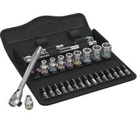 Jeu de clés à douille Wera Zyklop Metal 8100 SA 8 métrique 1/4\ (6.3 mm) 28 pièces 1173672