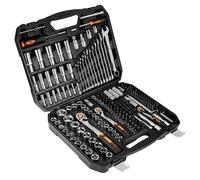 NEO TOOLS Douilles ½", ¼", 3/8", jeu de 219 pièces, CRV, 10-076 NEO