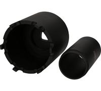 Jeu de clés à écrous à encoches avec tube de guidage pour Mercedes, Ø 100 mm, 2 pièces KS Tools 460.5645