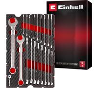 Jeu de clés à fourche Einhell dans un étui E-Case, 19 pièces