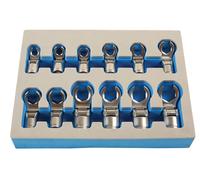 Jeu De Clés À Fourche Flexible Laser Tools Pour Pattes 3/8D 12 Pièces 7165