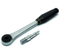 Jeu de clés à gradins Brinko avec cliquet réversible, 86 mm, SW 9,5-17 mm, chromé, 1 pièce