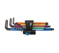 Jeu de clés allen 6 pans 950/9 Hex-Plus Multicolour HF 1, 9 pièces - WERA - 05022210001