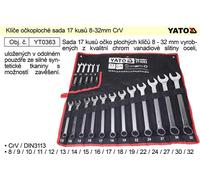 Jeu de clés de 17 pièces 8-32mm CrV Yato