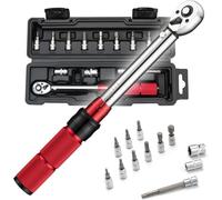 Jeu de clés dynamométriques ROCKBROS 2-24 Nm, cliquet à 72 dents, 12 embouts, rallonge H5 1/4 pouce, pour vélo, vélo électrique et vélo de gravel