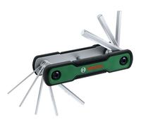 Bosch - Jeu de clés hexagonales pliable 8 en 1 pour outils à main