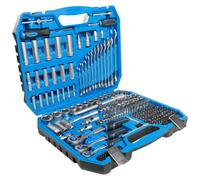 Jeu d'outils universel à cliquet 1/4 3/8 1/2 222pcs HT1R444 GTV