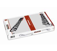 Jeu de clés mixtes 12 pcs. 6-32 mm acier à outils avec support mural