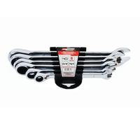 Jeu de clés mixtes à cliquet AWTOOLS, 6 pièces, 8-19 mm