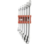 Jeu de clés mixtes à cliquet TOOLCRAFT 824124 6 pièces 8 - 19 mm