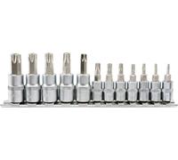 JEU DE CLÉS TORX YATO SECUR SUR RAIL, 1/4, 3/8, 12 PIÈCES