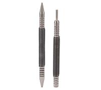 Jeu de clous à ressort, outil de retrait de goupille de charnière de porte, ensemble de poinçons de goupille de charnière 2pcs Conception à ressort Matériau en acier au carbone 3500PSI Impact Double t