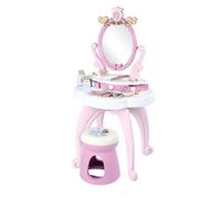 Smoby Coiffeuse Disney Princesses 2 en 1 avec tabouret rose