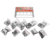 Jeu de colliers de serrage W4, 100 pièces, 9 mm