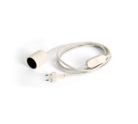 Jeu de Cordons pour Lampe à Poser Common 240 cm Argile Blanc