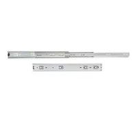 Emuca Jeu de 2 glissières pour charges lourdes, à roulement à billes, à extraction totale, hauteur 51mm, profondeur 600mm, acier galvanisé