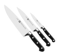 ZWILLING Set de couteaux Professional S 3 pièces – Couteaux larder/garnir, viande, chef – manche noir