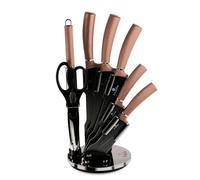 Jeu De Couteaux De Cuisine Professionnel Acier Inox Couteau Chef Santoku 8 Pcs Berlinger Haus Rose Gold Or Rose 23734