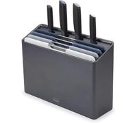 Jeu de couteaux et planche à découper Folio Plus 8 pièces, antidérapants, gris