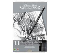Jeu de crayons graphite, 11 pièces, comprenant une gomme et un taille-crayon, crayons graphite