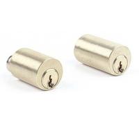 Jeu de cylindre pour serrure Vega JPM - laiton poli - 50mm - 833750-01-0A