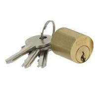 Jeu de cylindre pour verrou CITY laiton poli 50mm - ISEO - 56330501.5