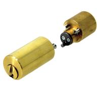 Jeu de cylindre rond pour serrure en applique V5 diamètre 25mm longueur 45mm - VACHETTE - 19441000