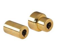 Jeu de cylindres à double pompe pour serrure monopoint horizontale 45mm à 5 ailettes - POLLUX - 921500 Noir G