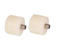 Jeu de deux embouts nylon pour maillet à tête 35 mm