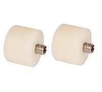 Jeu de deux embouts plastique pour maillet à tête 28 mm