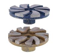 Jeu de disques abrasifs pour meuleuse d'angle, pour béton, marbre et pierre (à diamant)