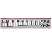 Jeu de douille TTX-4 tray 3/4 19-50mm 14 pièces 6 pans Teng Tools TTX3414