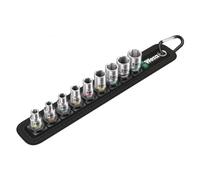 Jeu de douille Wera Zyklop Belt A 4" Argenté