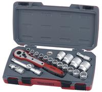 Jeu de douilles 1/2 10-32 mm 21 pcs Teng Tools T1221