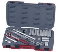 Jeu de douilles 1/2 11-24mm 34 pcs Teng Tools T1234
