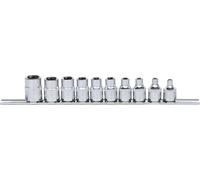 KS Tools 3/8" Jeu de douilles TX E CHROMEplus, 10 pcs. Quantité:1