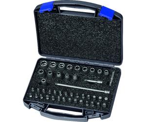 Jeu de douilles 700 KS 46 OL 46 pces 1/4 6 pans / E / à fente / PH / PZD / i6 pans / T / XZN