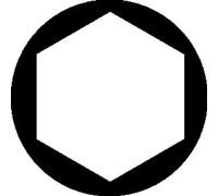 Jeu de douilles 740 KS 9 OL 11 pièces 3/4 pouce hexagonal ASW