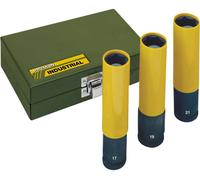 Proxxon – Jeu de douilles à choc IMPACT 1/2" – 3 pièces (17, 19, 21 mm) – 130 mm