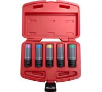 Jeu de douilles à choc JMP 1/2 pouce 5TL bague acier 15 17 19 21 22