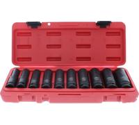 Jeu de douilles à choc JMP 6 pans 1/2 pouce 10 pièces 13-24mm de long