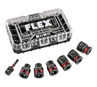 Jeu de douilles à chocs Flex Jeu de douilles à chocs IPS D10-19 1/2" Jeu 7 pièces.