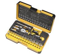 Jeu d'outils Felo R-GO XL 1/4' avec cliquet ERGONIC, embouts, douilles, et accessoires 36 pces