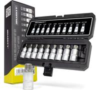 Jeu de douilles à denture multiple HASKYY 1/2" M4-M18, 10 pièces