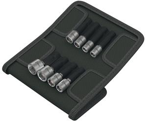 Jeu de douilles à emboîter, taille 1, 8 pièces, avec aimant, Wera | 4013288144584