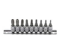 BGS technic - Jeu de douilles à embouts 2165 - 6,3 mm (1/4") Profil Torx Plus T10-T50 - 9 pièces