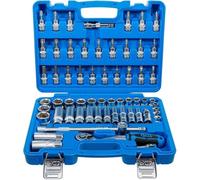 Jeu de Douilles à Six Pans 10 mm (3/8) - 61 pcs - Acier Résistant - Polyvalence et Précision, Pro - D-Work